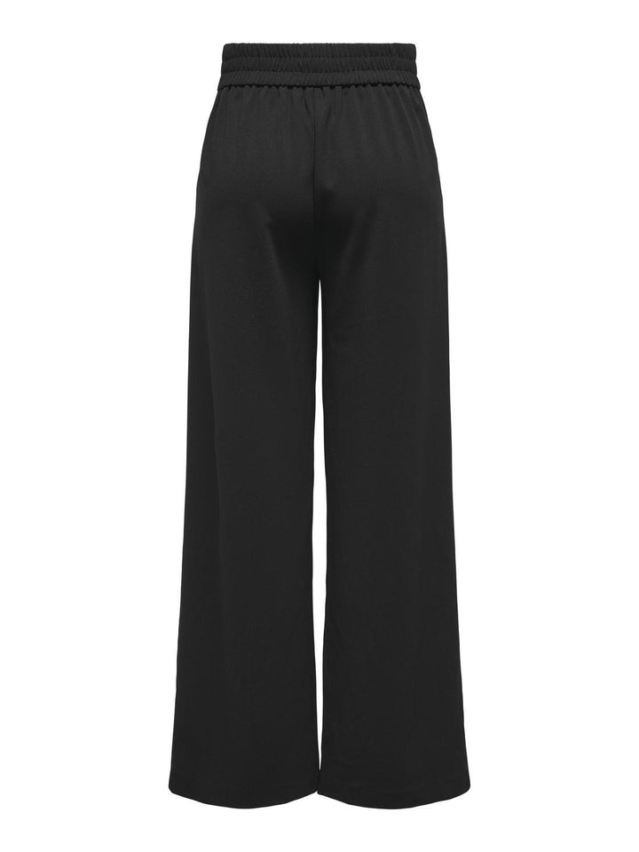 Klara High-Waisted Straight Pant - Black | Only - Clearance
