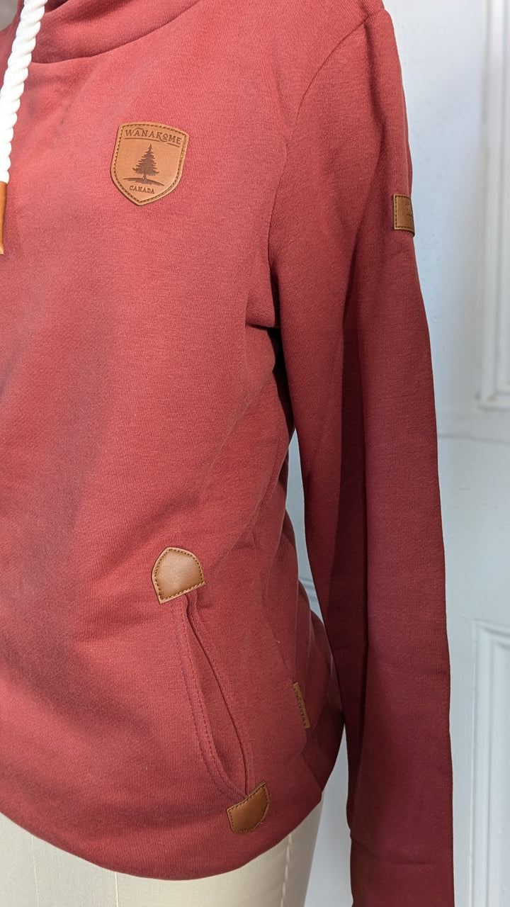 Artemis Hoodie - Rustic Red | Wanakome