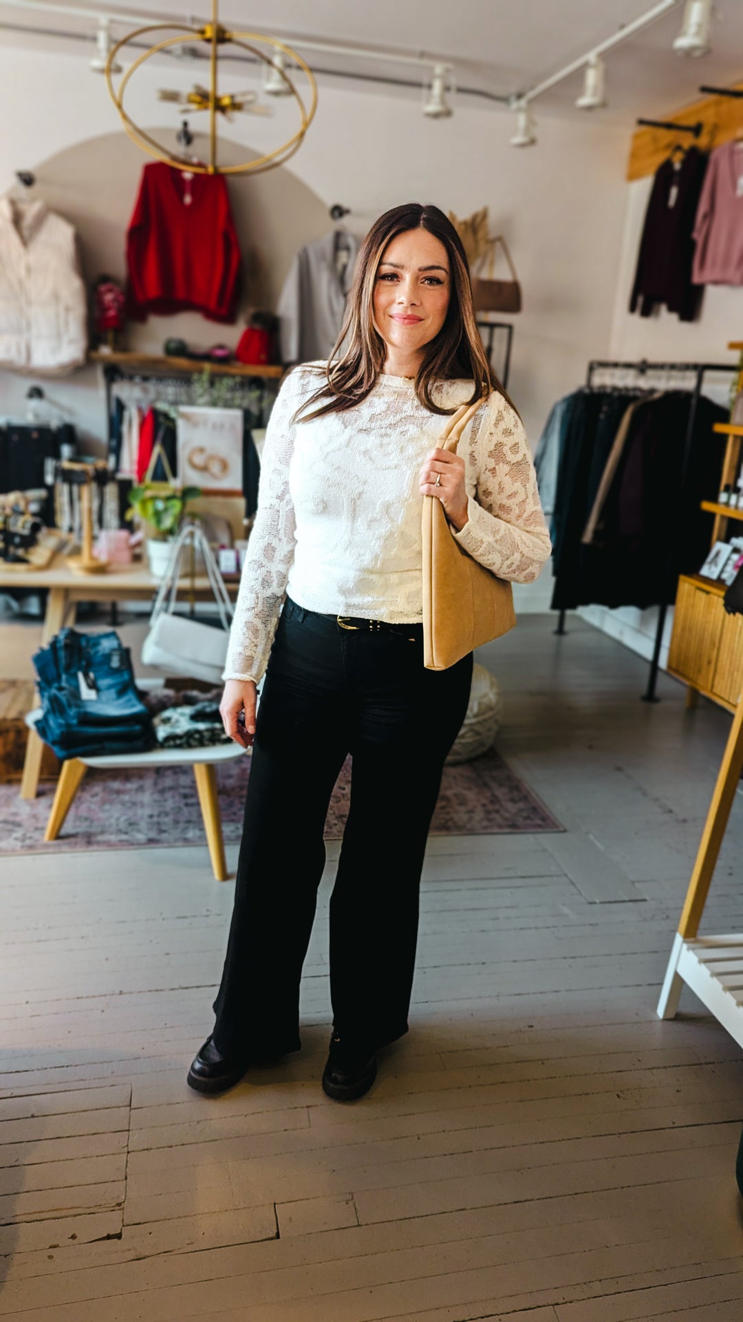 Crissa Lace Top - Cream | RD Style