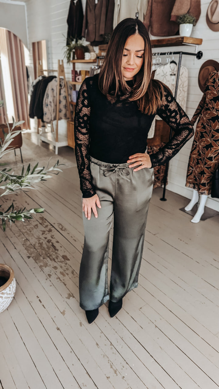 Crissa Lace Top - Black | RD Style