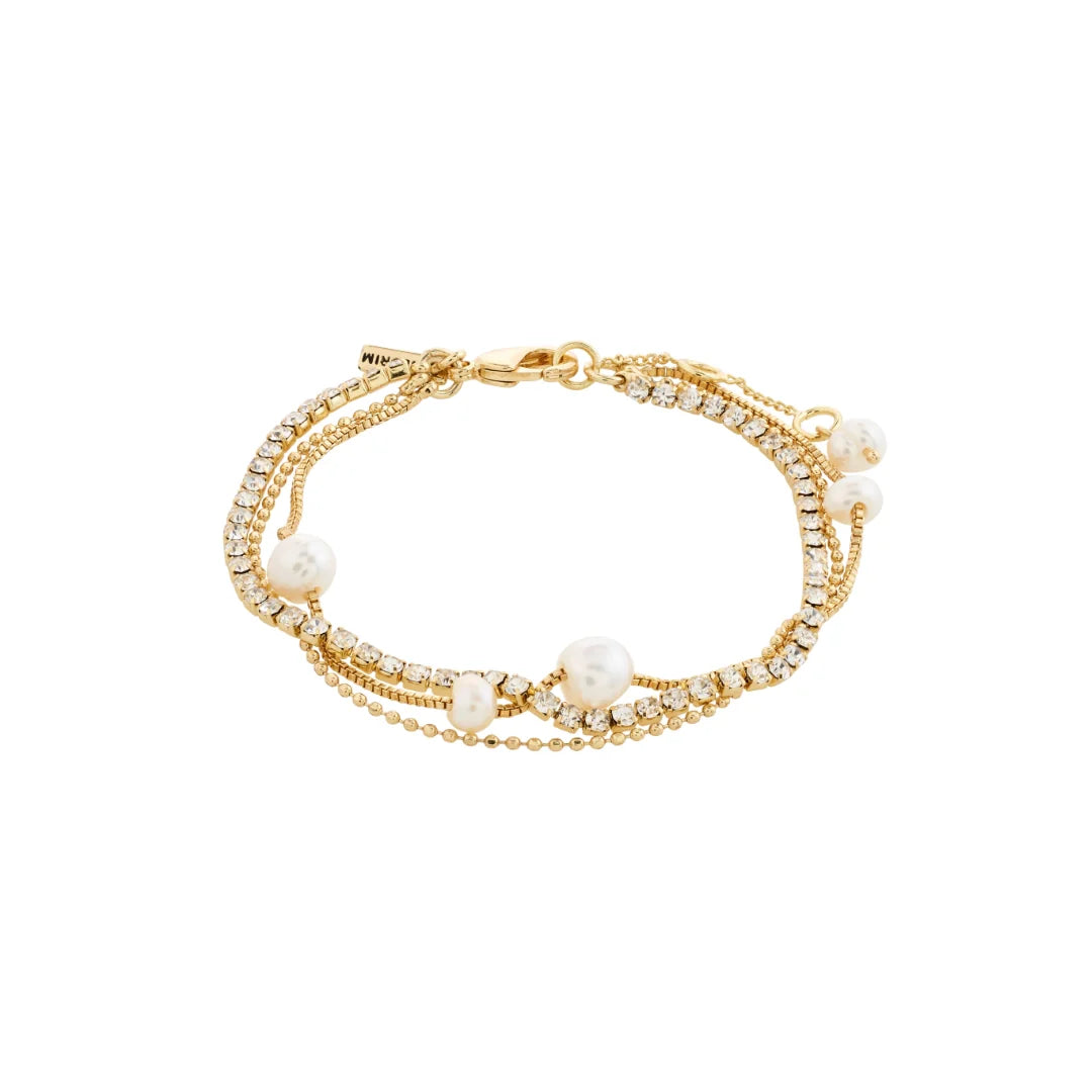 BREEZE 3-in-1 Bracelet in Gold | Pilgrim