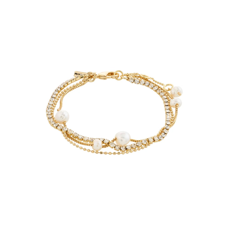 BREEZE 3-in-1 Bracelet in Gold | Pilgrim
