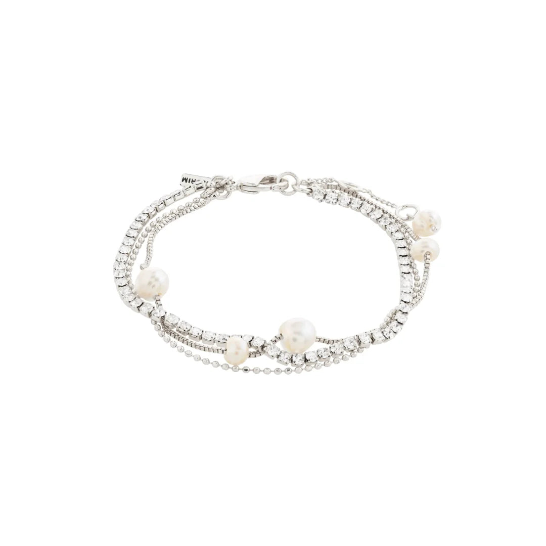 BREEZE 3-in-1 Bracelet in Silver | Pilgrim