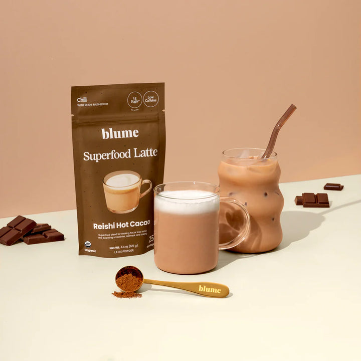 Reishi Hot Cacao Blend Superfood Latte Powder - Unwind