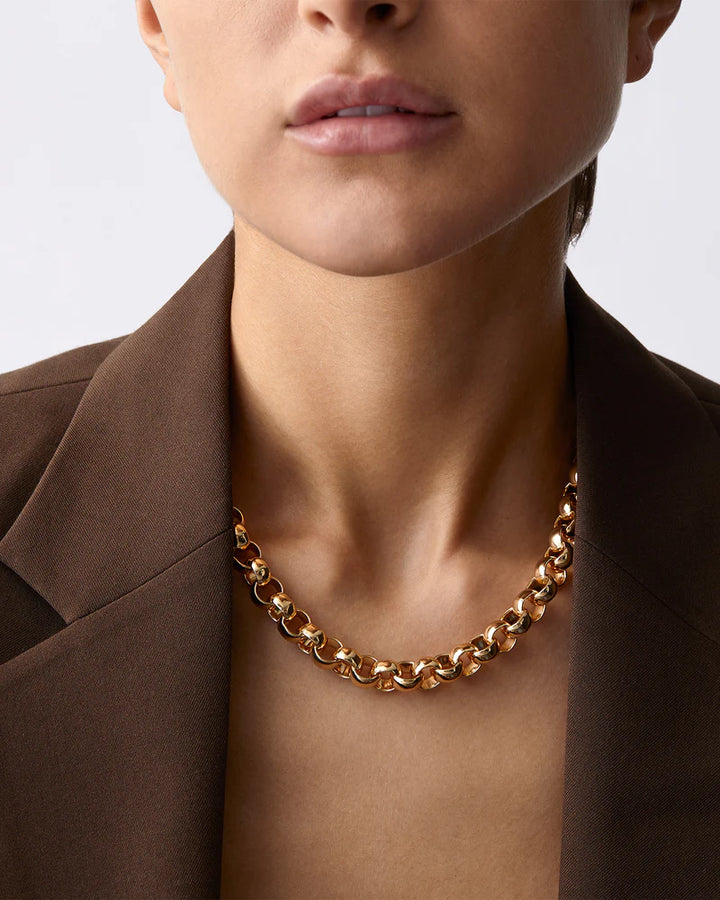 Rodin Chain Necklace Gold | Jenny Bird