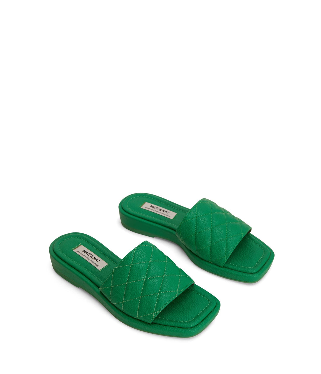 Brie Quilted Flat Sandal | Matt and Nat