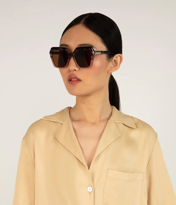 Lois-2 Recycled Square Sunglasses | Matt & Nat