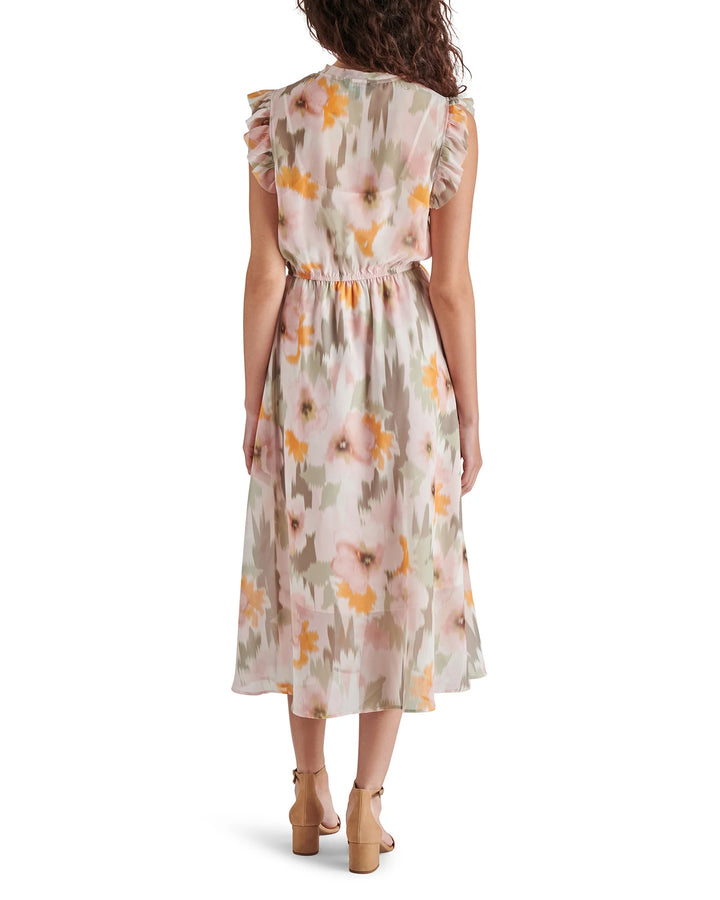 Allegra Floral Midi Dress | Steve Madden