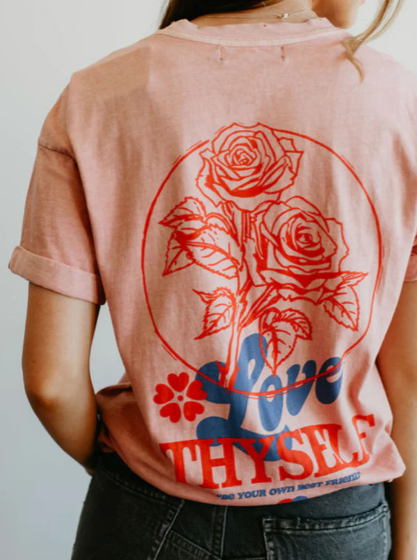 Love Thyself Boyfriend Graphic Tee | Girl Dangerous
