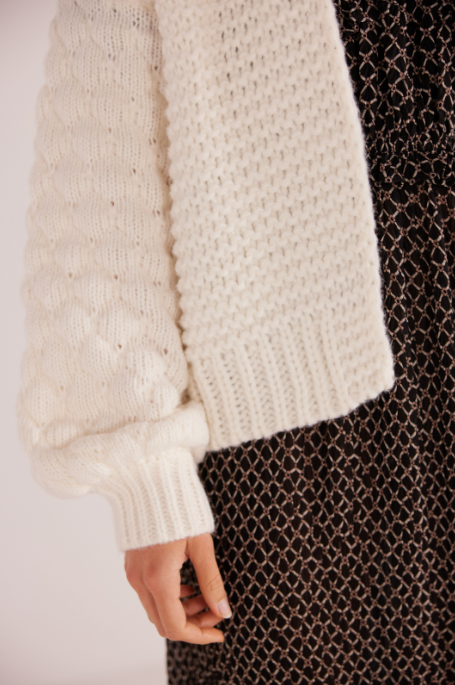 Abby Textured Knit Cardigan | Minkpink