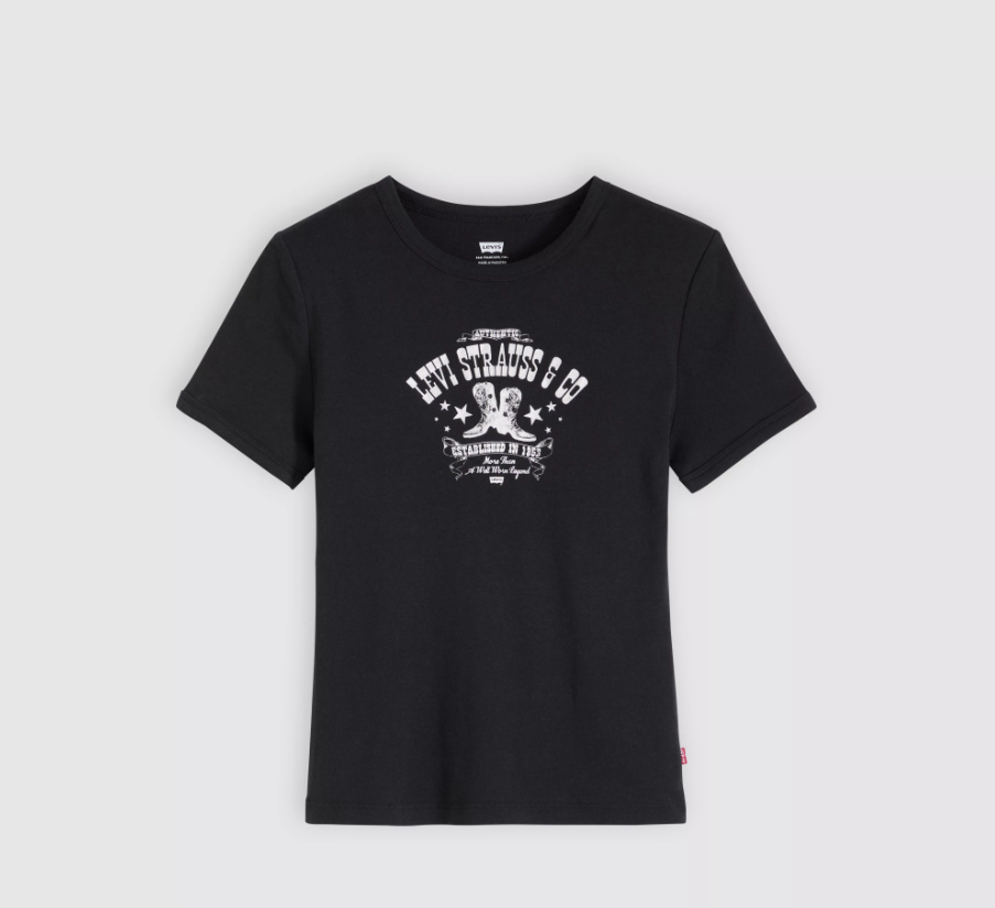 Graphic Rickie Tee – Metallic Boot | Levi's