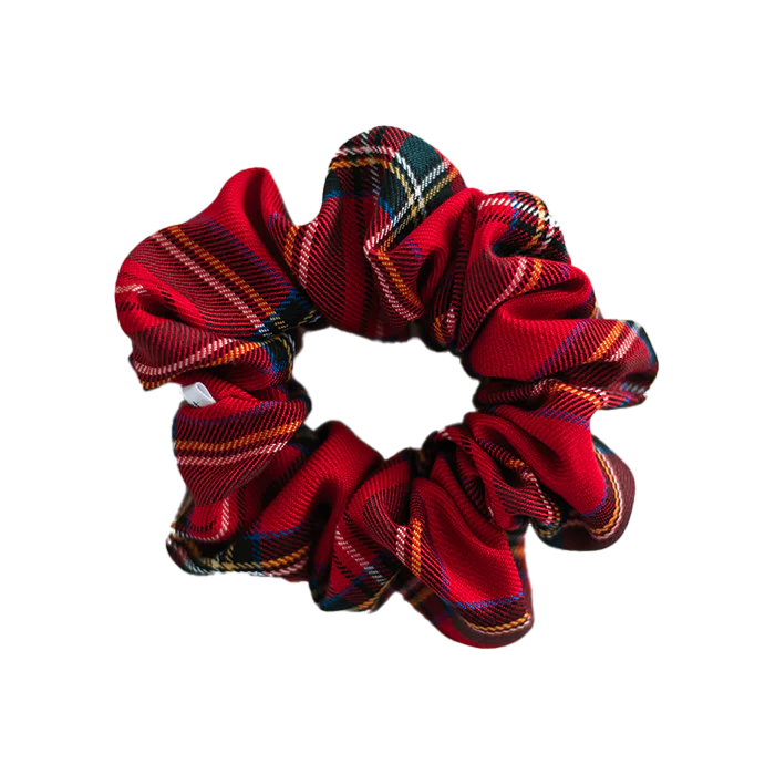 Stewart Red Tartan Scrunchie | Barbays