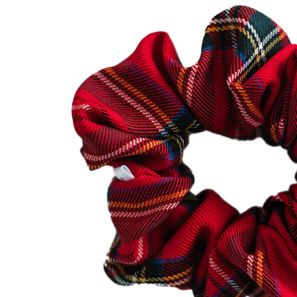 Stewart Red Tartan Scrunchie | Barbays