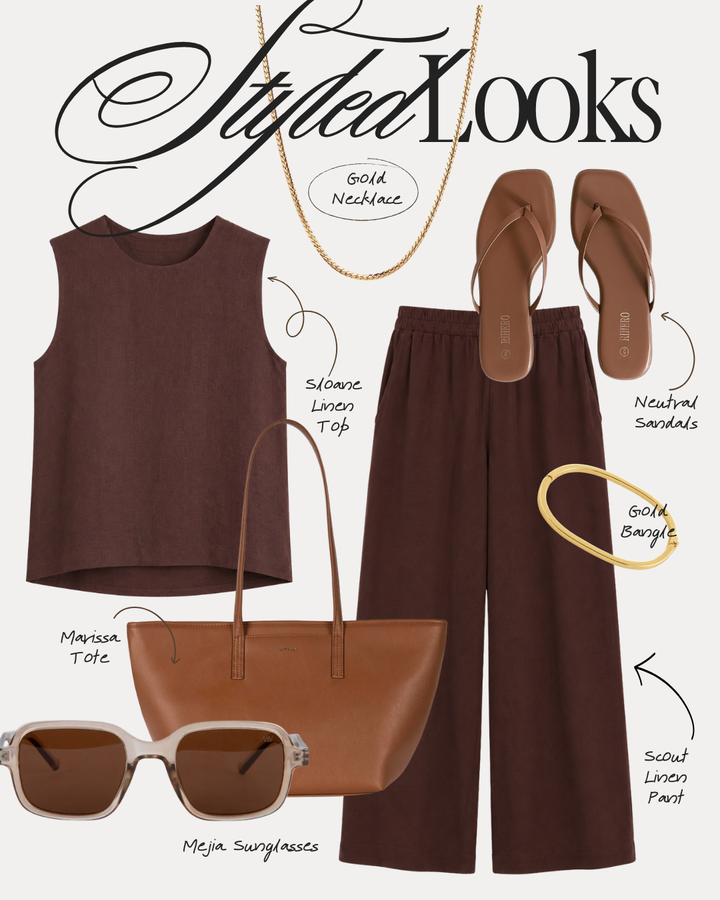 Styled Look: The Sloane Linen Top & Scout Linen Pant
