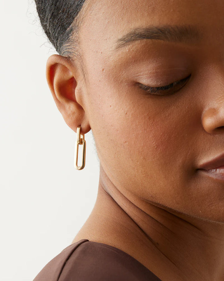 Teeni Detachable Link Earrings - Gold | Jenny Bird