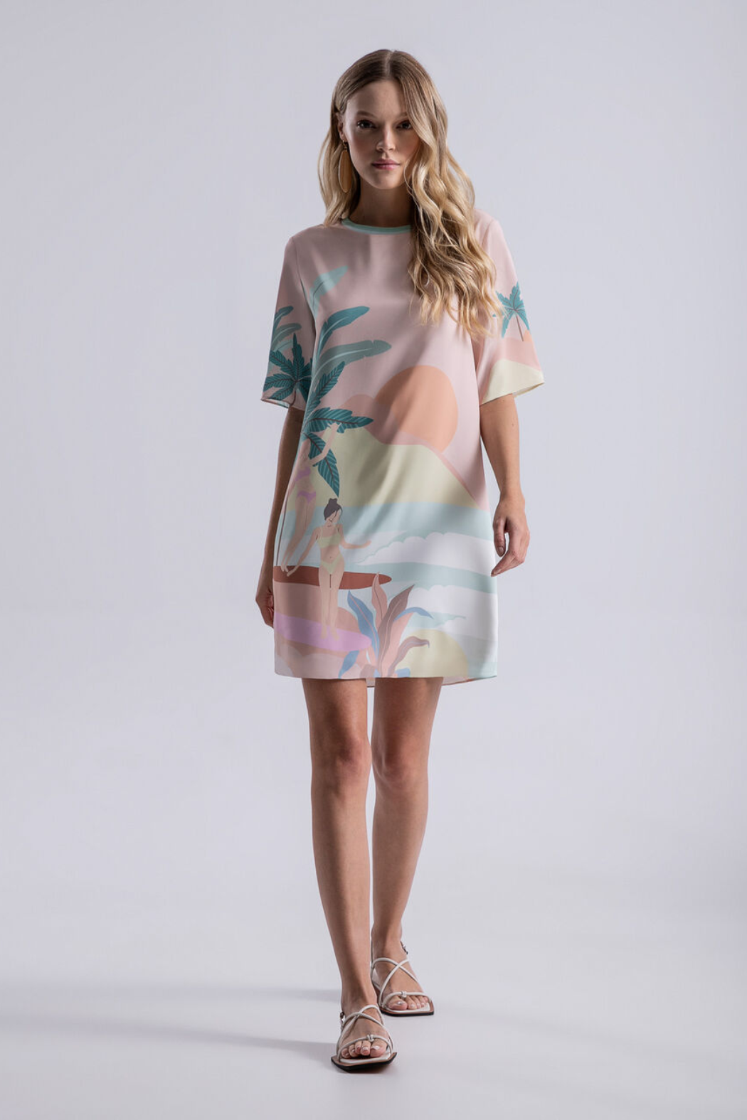 Concha Beach Print Dress | Lez A Lez - Clearance