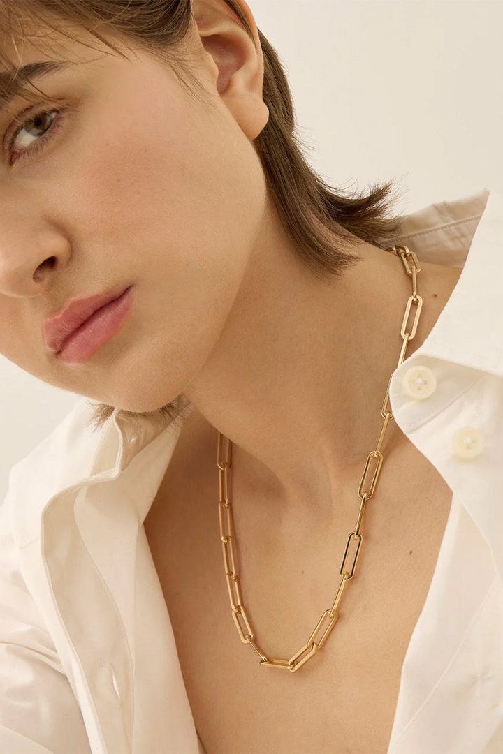 Andi Slim Chain - Gold | Jenny Bird