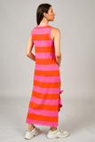 Kiki Dress - Bright Pink Stripe | RD Style - Clearance
