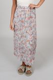 Floral Pleat Maxi Skirt | RD Style - Clearance