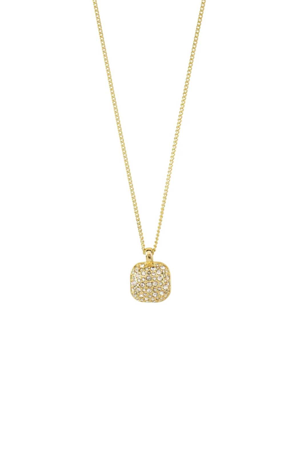 Cindy Recycled Crystal Pendant Necklace - Gold | Pilgrim