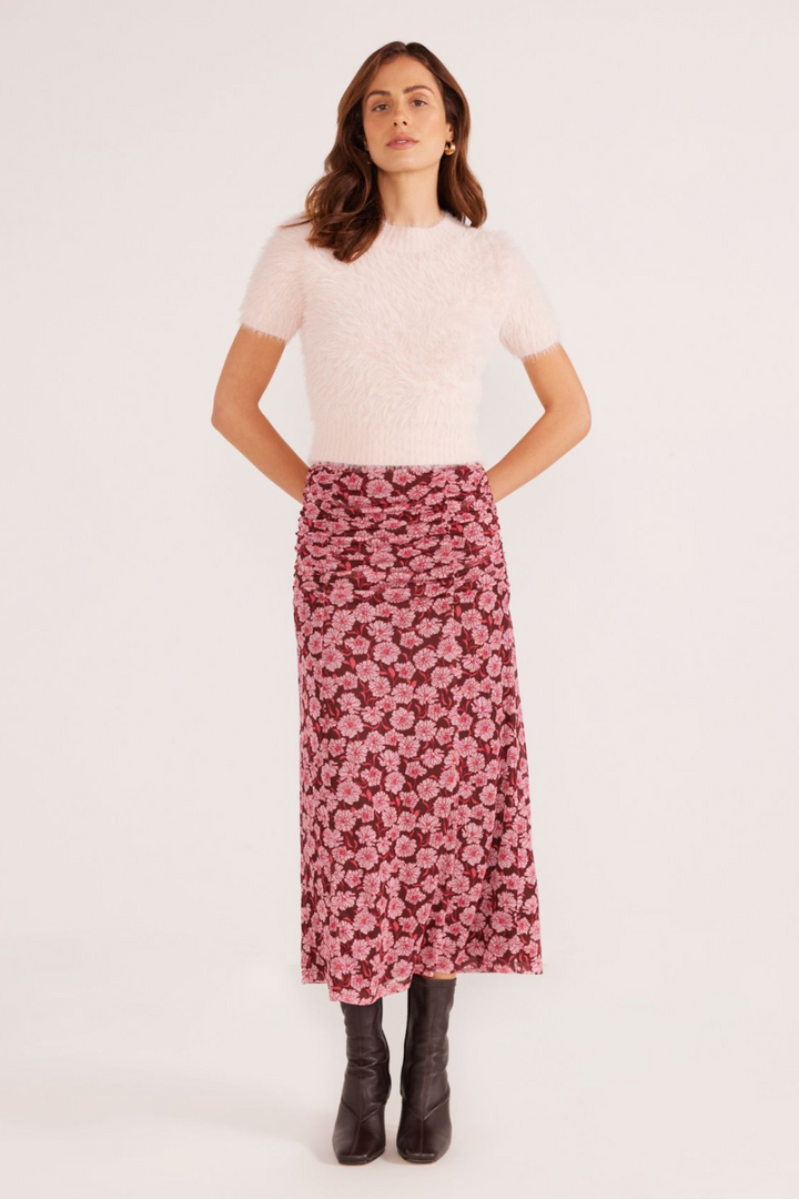 Dakota Mesh Midi Skirt | MinkPink