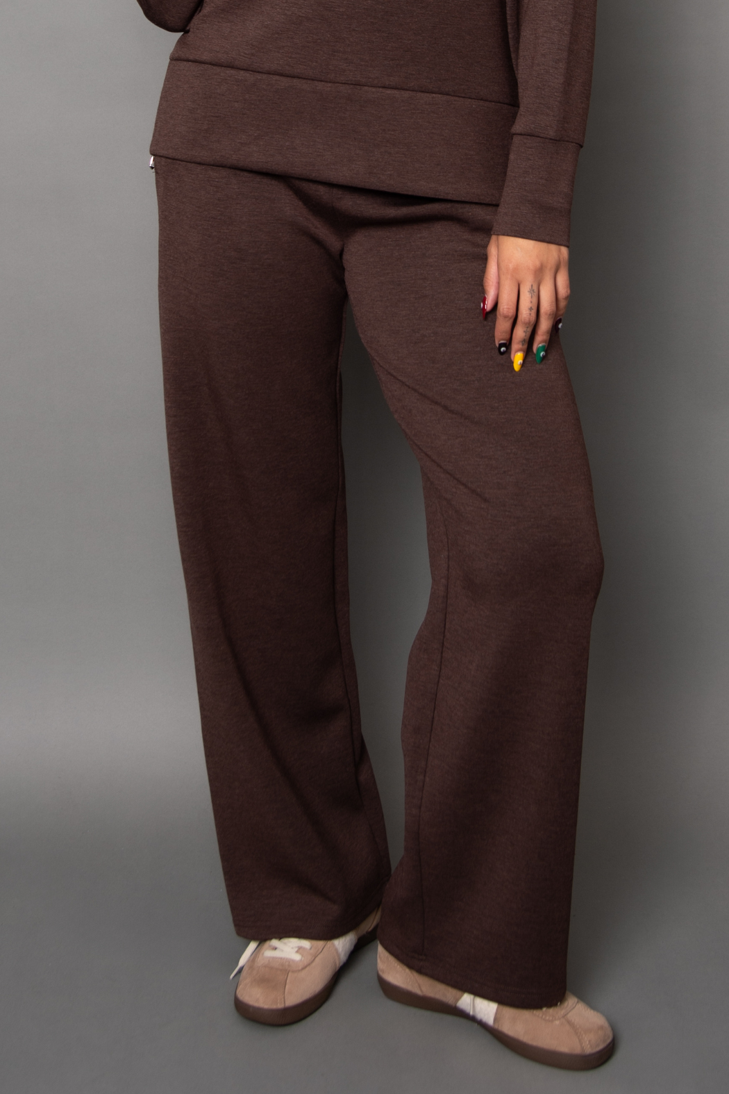 Victoria Soft Knit Pant - Umber | RD STYLE