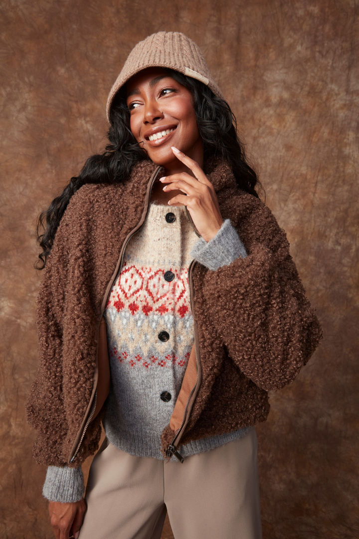 Janna Sherpa Jacket | RD STYLE