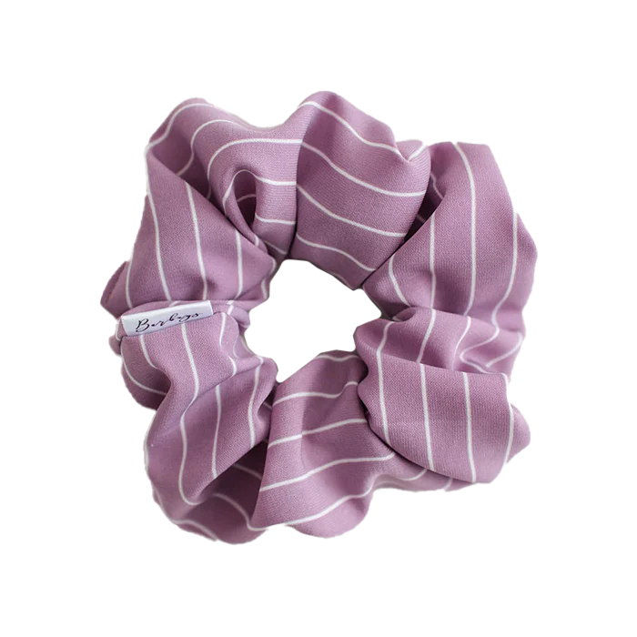 Violet Stripes Scrunchie | Barbays
