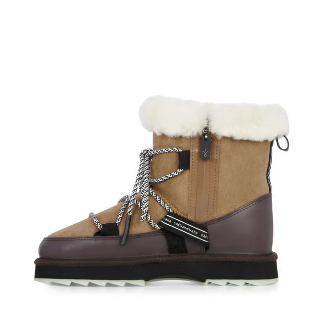Blurred Boot Chestnut Emu Australia Clearance Jolie Folie Boutique