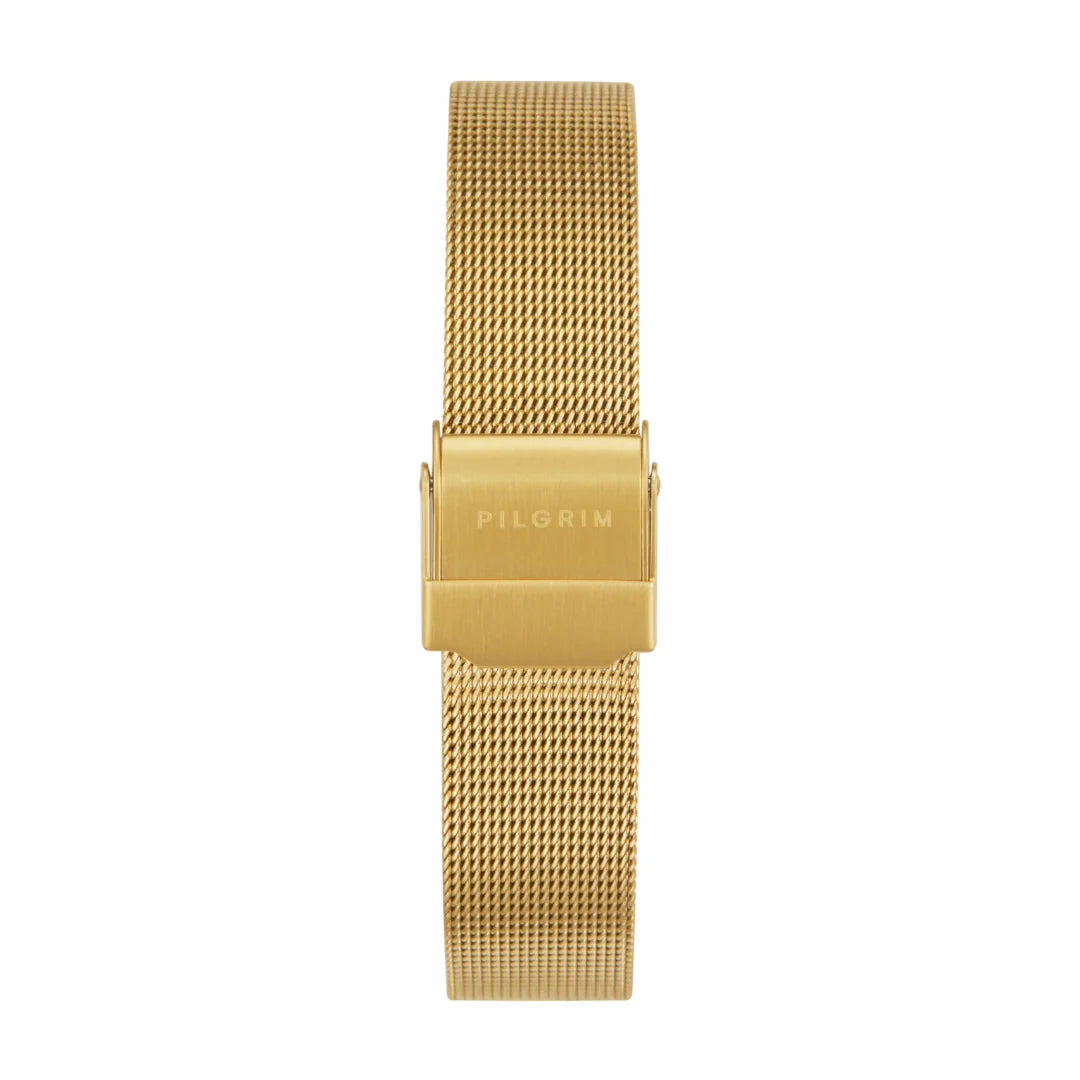 Traveller Steel Watch - Gold | Pilgrim