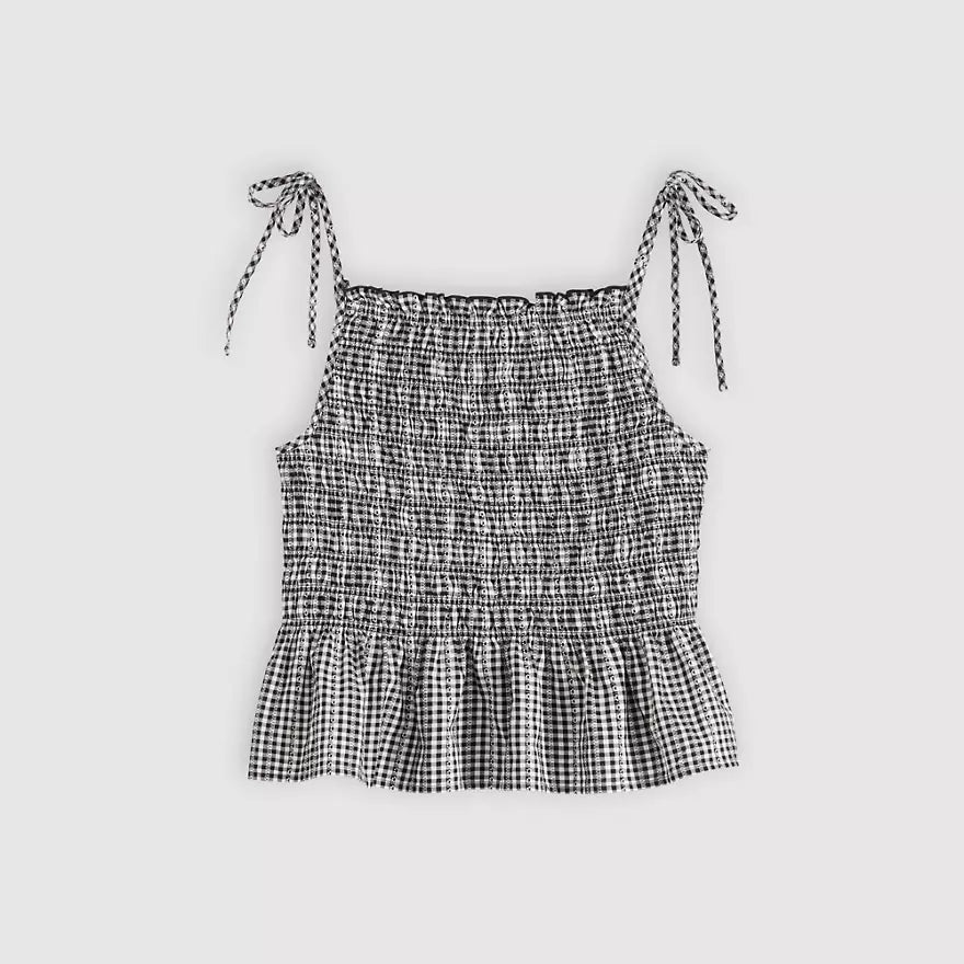 Monaco Smocked Gingham Blouse | Levi's