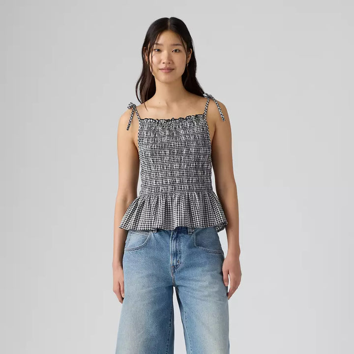 Monaco Smocked Gingham Blouse | Levi's