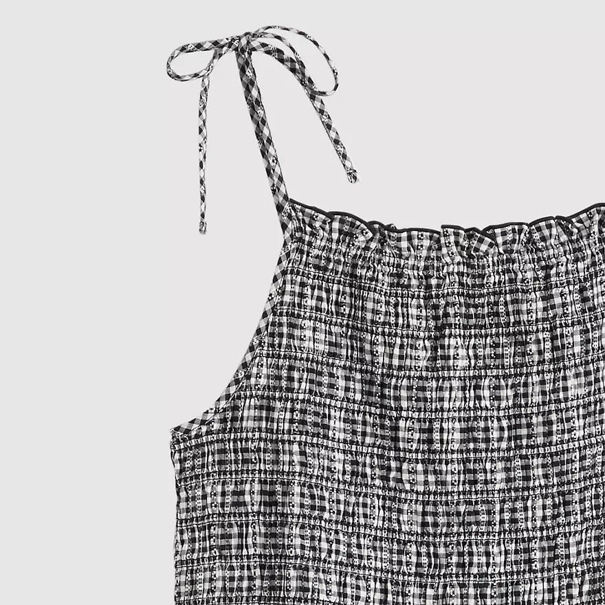 Black Gingham Check Monaco Midi Sundress | Levi's