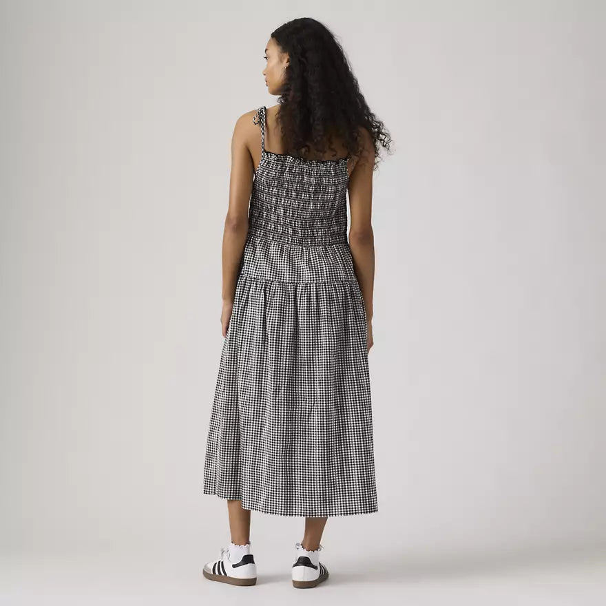 Black Gingham Check Monaco Midi Sundress | Levi's