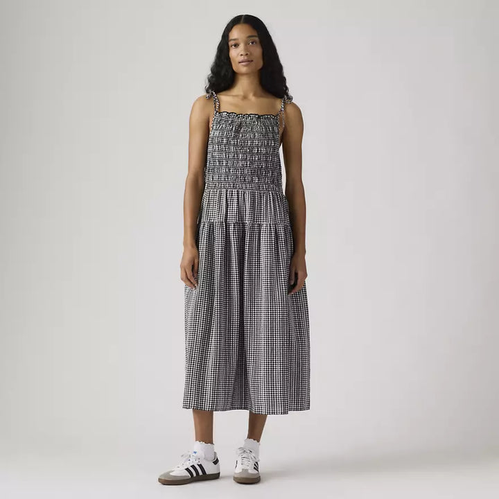 Black Gingham Check Monaco Midi Sundress | Levi's