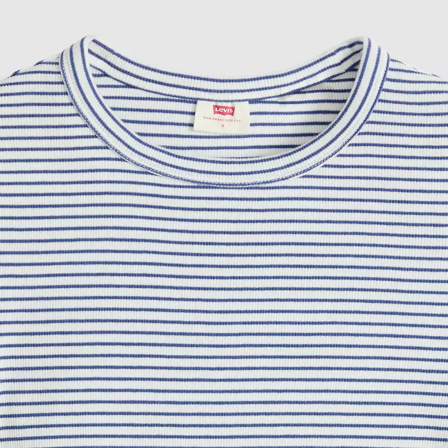 Blue Stripe Hayes Cropped Tee | Levi's