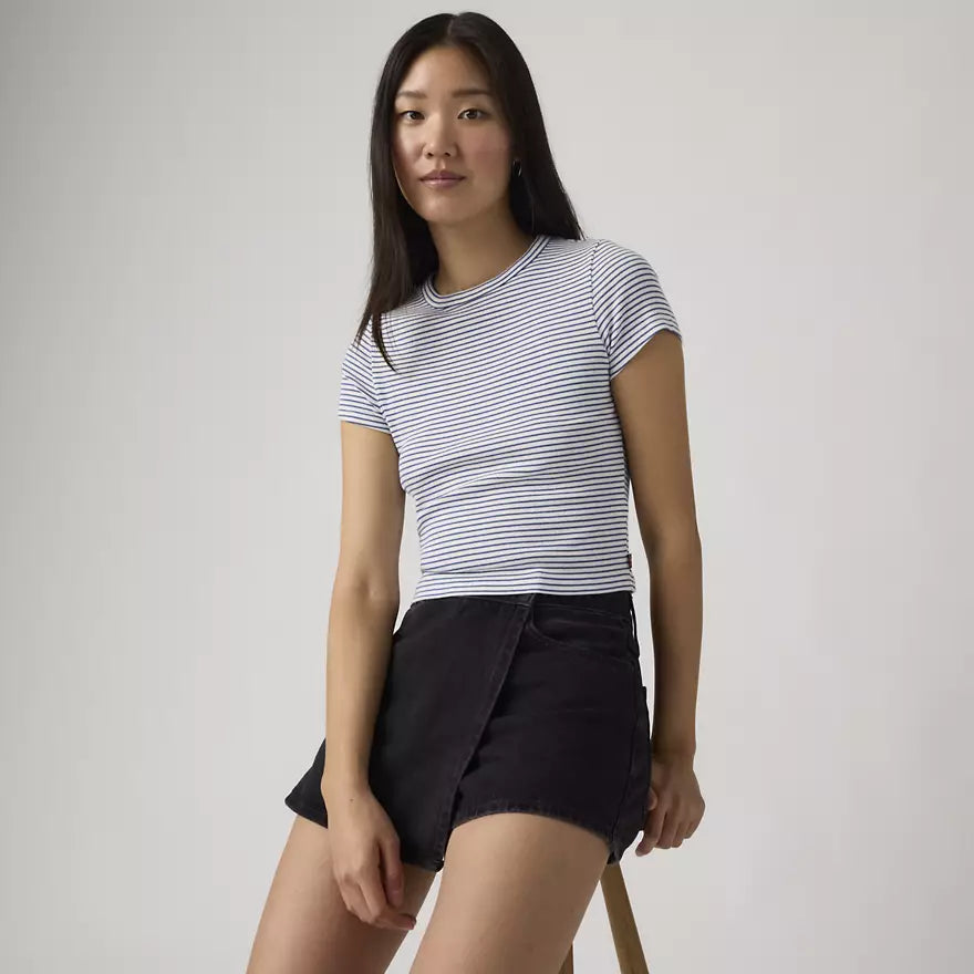 Blue Stripe Hayes Cropped Tee | Levi's