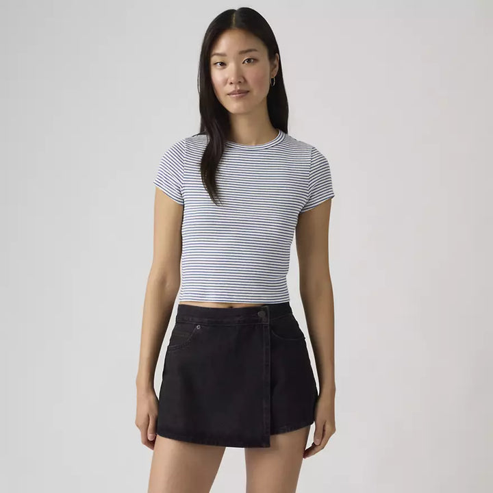 Blue Stripe Hayes Cropped Tee | Levi's