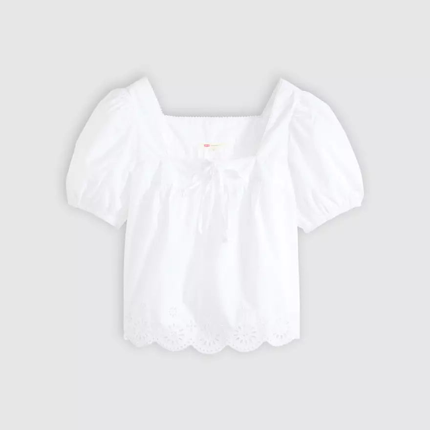 Darling Short Sleeve Cutwork Blouse | Levi's