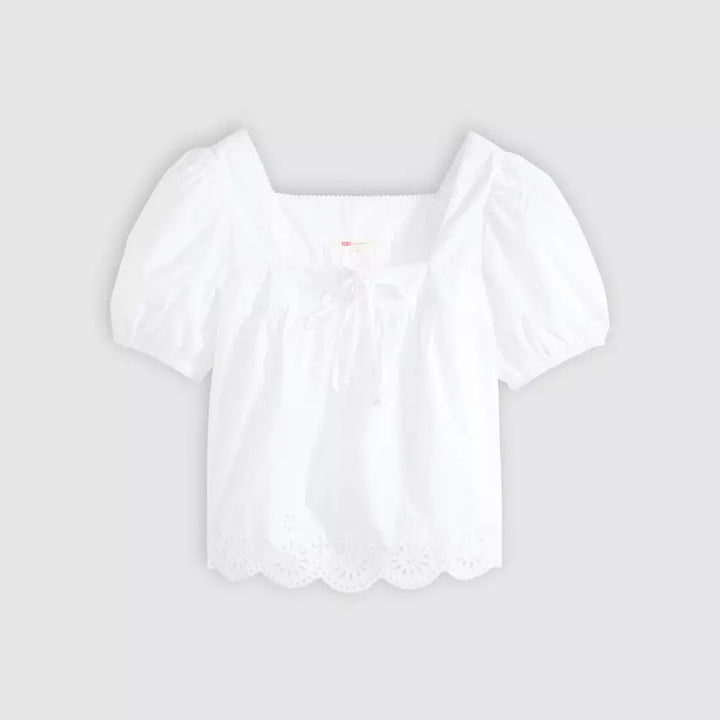 Darling Short Sleeve Cutwork Blouse | Levi's