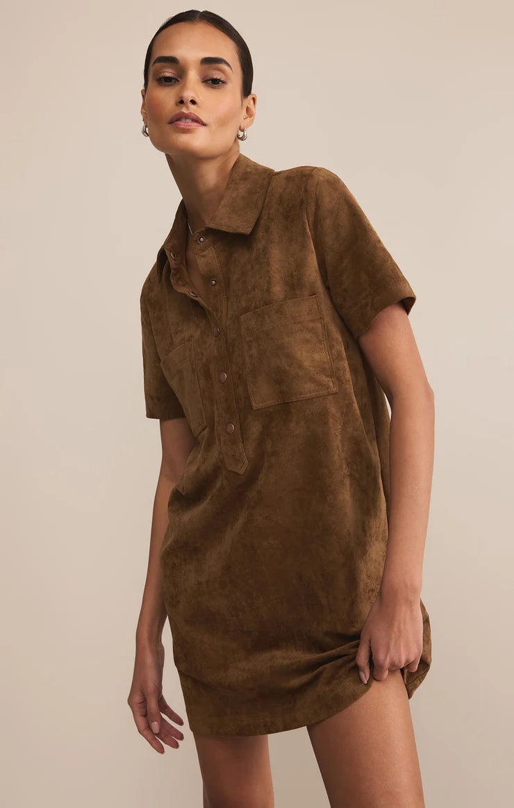 Kellie Faux Suede Mini Dress | Z Supply - Clearance