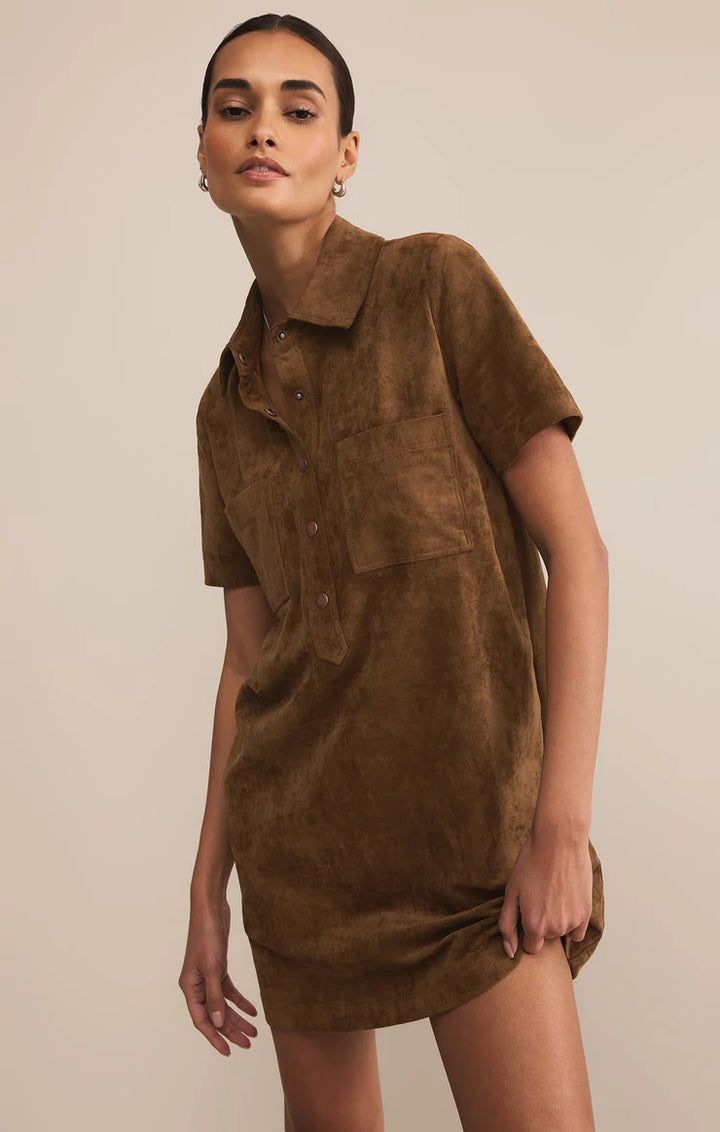 Kellie Faux Suede Mini Dress | Z Supply - Clearance