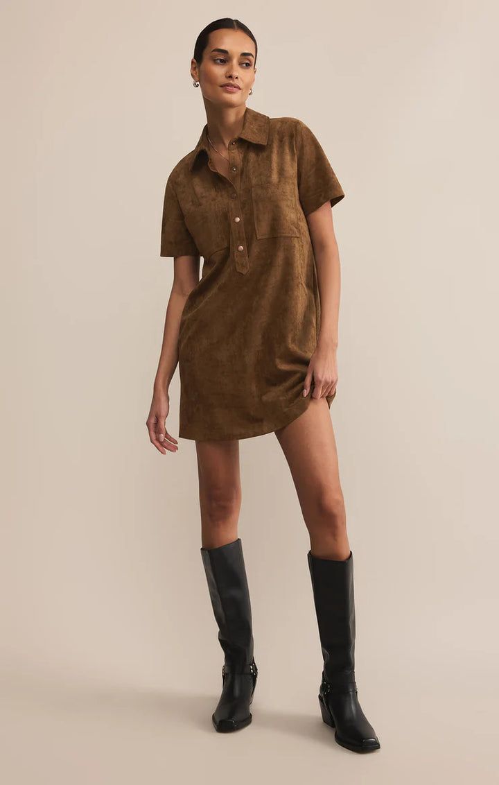 Kellie Faux Suede Mini Dress | Z Supply - Clearance