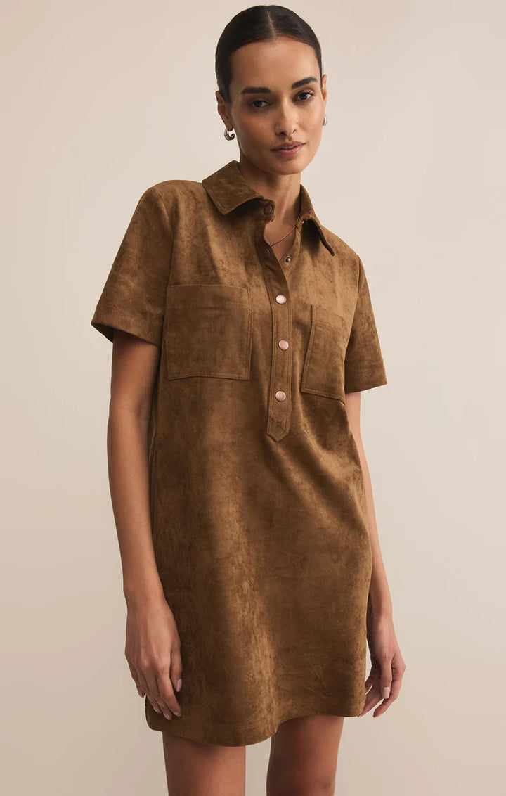 Kellie Faux Suede Mini Dress | Z Supply - Clearance