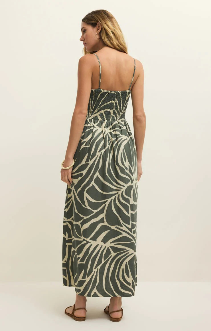 Bayside Tova Palm Midi Dress | Z Supply