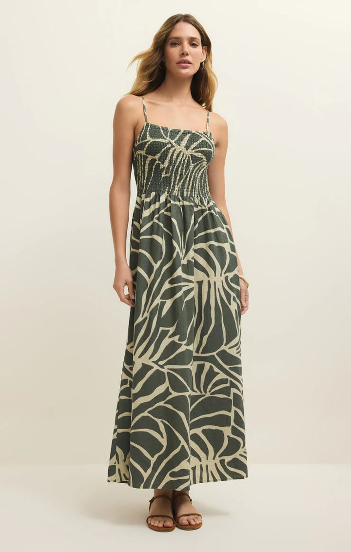 Bayside Tova Palm Midi Dress | Z Supply