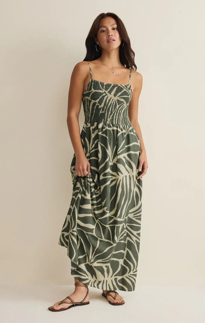 Bayside Tova Palm Midi Dress | Z Supply