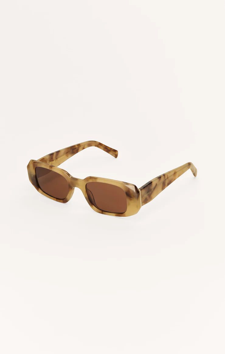 Off Duty Polarized Sunglasses - Blonde Tortoise | Z Supply