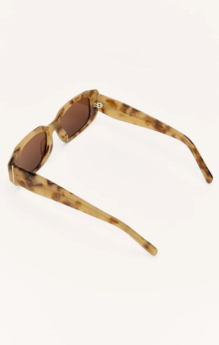 Off Duty Polarized Sunglasses - Blonde Tortoise | Z Supply