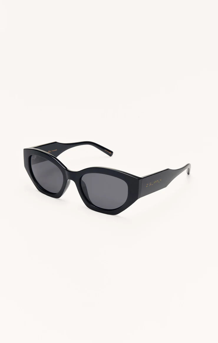 Love Sick Polarized Sunglasses - Polished Black | Z Supply